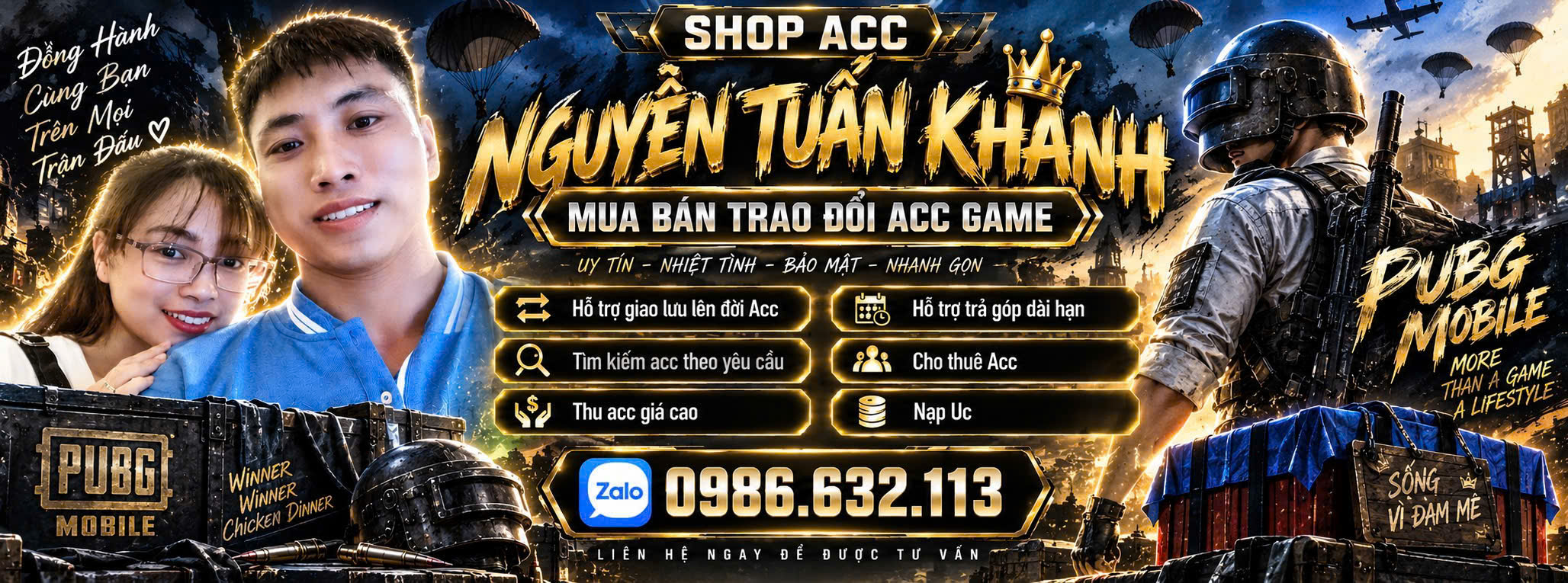 Nguyễn Tuấn Khánh - mua bán, trao đổi tài khoản game